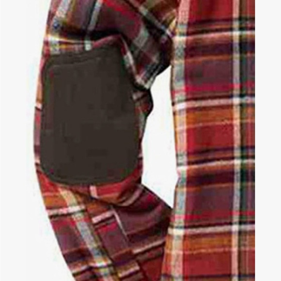 Legendary Whitetails Red Plaid Hooded Snap Down Shirt Jacket - Picture 16 of 17